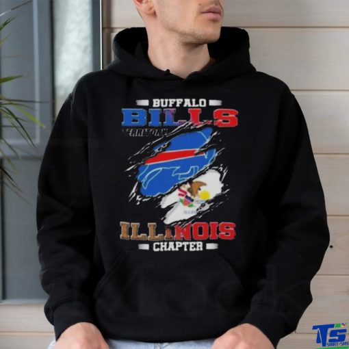 Blood Inside Buffalo Bills Territory Illinois Chapter T shirt