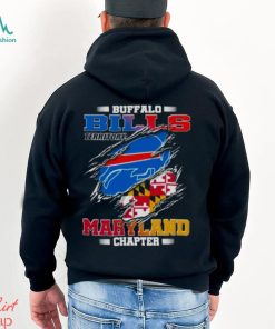 Blood Inside Buffalo Bills Territory Maryland Chapter T Shirt