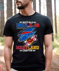 Blood Inside Buffalo Bills Territory Maryland Chapter T Shirt