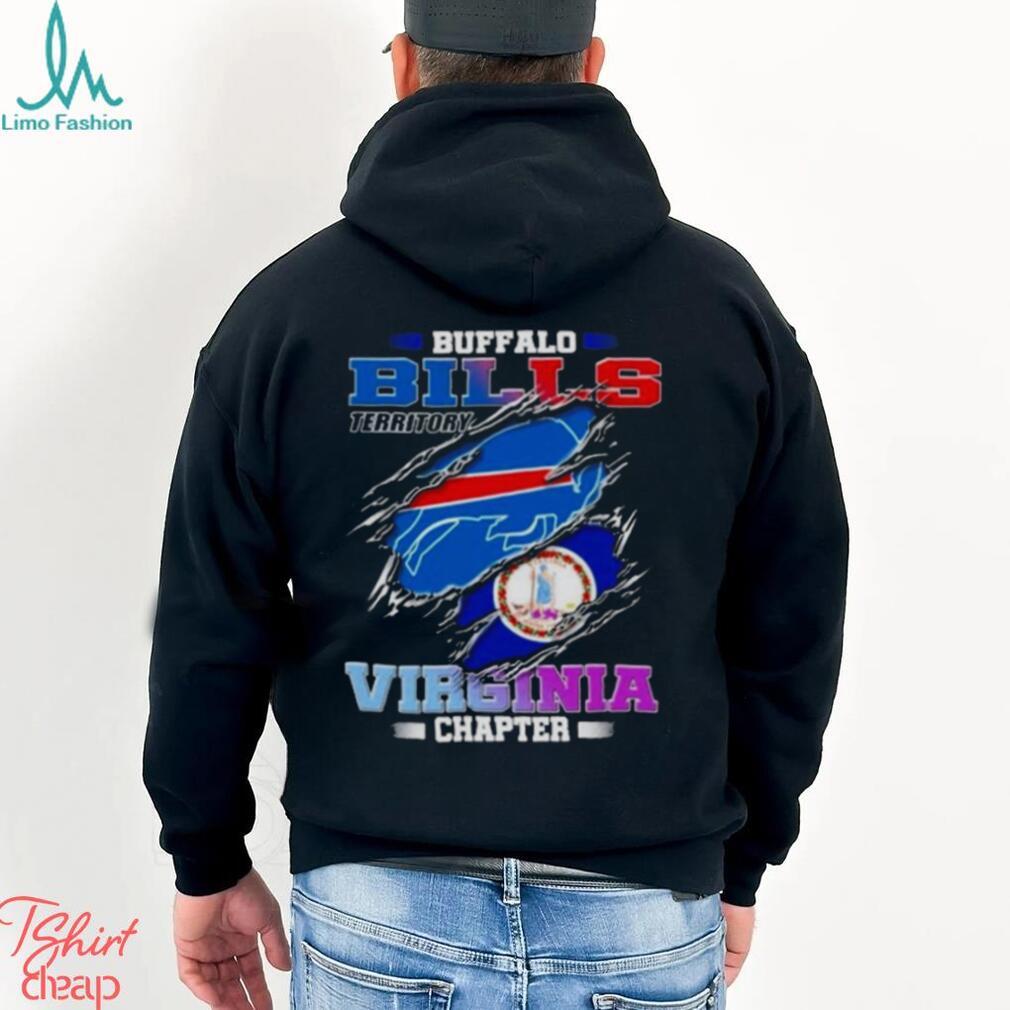 Blood Inside Buffalo Bills Territory Virginia Chapter T Shirt Blood Inside Buffalo Bills Territory Virginia Chapter T Shirt