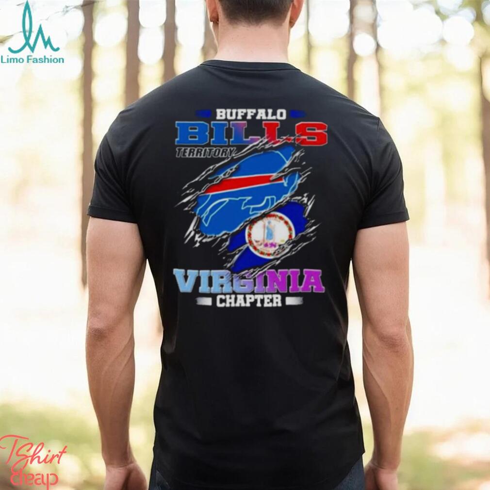 Blood Inside Buffalo Bills Territory Virginia Chapter T Shirt Blood Inside Buffalo Bills Territory Virginia Chapter T Shirt
