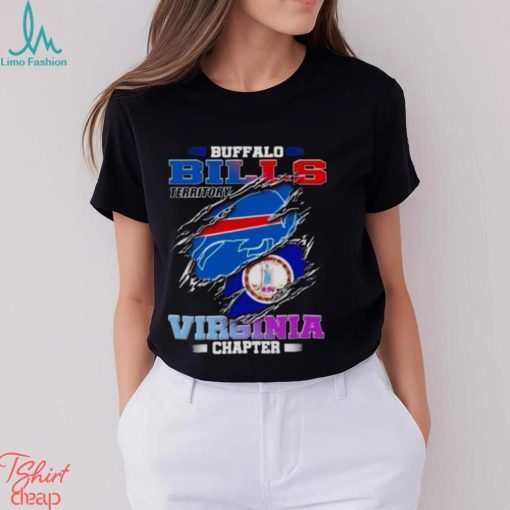 Blood Inside Buffalo Bills Territory Virginia Chapter T Shirt