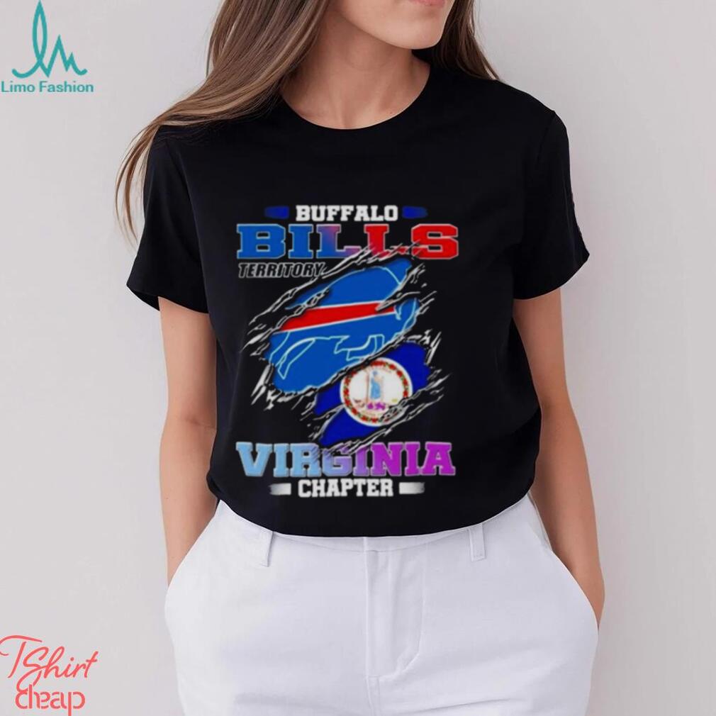 Blood Inside Buffalo Bills Territory Virginia Chapter T Shirt Blood Inside Buffalo Bills Territory Virginia Chapter T Shirt