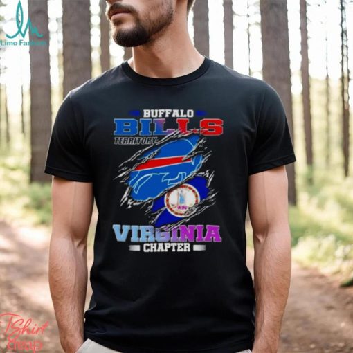 Blood Inside Buffalo Bills Territory Virginia Chapter T Shirt