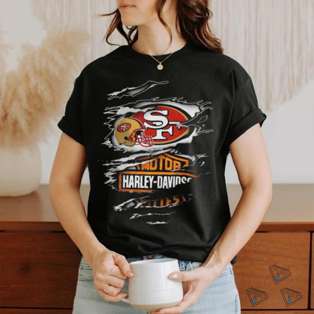 Blood Inside Me San Francisco 49ers X Motor Harley Davidson t shirt Blood Inside Me San Francisco 49ers X Motor Harley Davidson t shirt