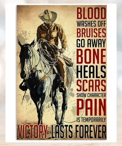 Blood Washes Off Bruises Vertical Poster