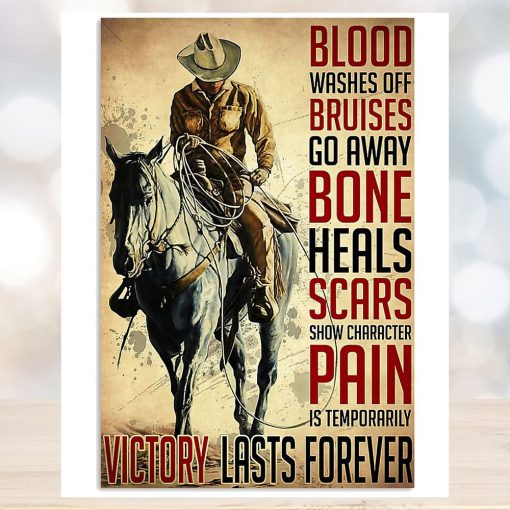 Blood Washes Off Bruises Vertical Poster