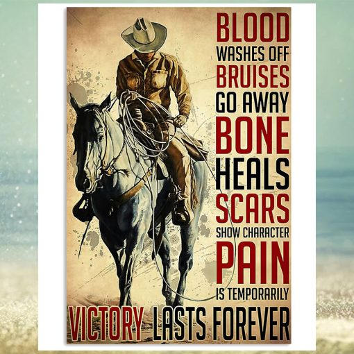 Blood Washes Off Bruises Vertical Poster