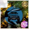 Blue Jeep Ceramic Christmas Decorations Ornament