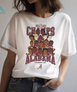 Blue84 White Alabama Crimson Tide 2023 SEC Men’s Basketball Regular Season Champions T Shirt