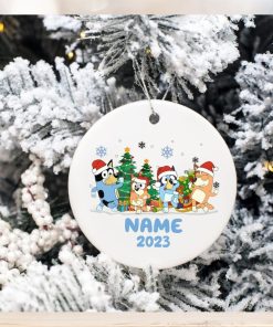 Bluey Christmas 2023 Ornament, Bluey Dog Christmas Ornament