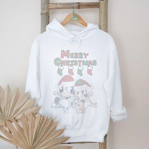 Bluey Ugly Merry Christmas Bluey And Bingo shirt