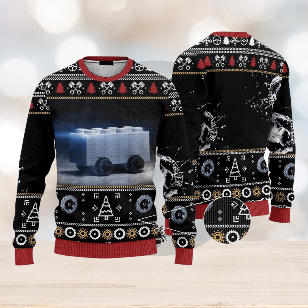 Los Angeles Dodgers Skull Pattern Knitted Ugly Christmas Sweater AOP Gift  For Men And Women - Limotees