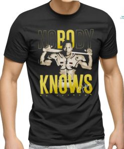 Bo Jackson nobody knows signature baseball shirt