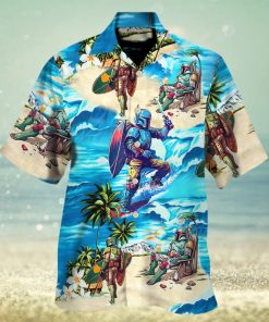 Boba Fett Star Wars Surfing – Hawaiian Shirt For Men, Women, Kids