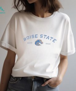 Boise State Broncos Alternative Apparel Retro Jersey Headliner Cropped T Shirt