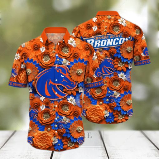 Boise State Broncos NCAA Hawaiian Shirt Trending For This Summer Customize Shirt Any Team