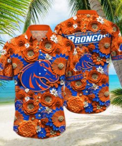 NFL Denver Broncos Orange Navy Blue Hawaiian Shirt V2 –