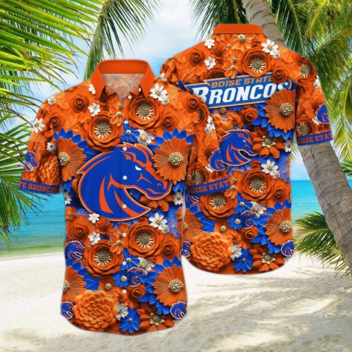 Boise State Broncos NCAA Hawaiian Shirt Trending For This Summer Customize Shirt Any Team