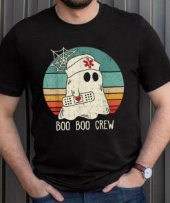 Boo Boo Crew Nurse Funny Ghost Women Halloween Costume Nurse T Shirt