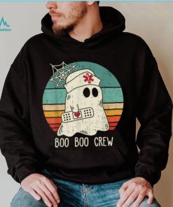 Boo Boo Crew Nurse Funny Ghost Women Halloween Costume Nurse T Shirt