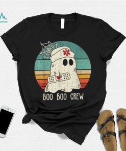 Boo Boo Crew Nurse Funny Ghost Women Halloween Costume Nurse T Shirt