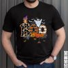 Cat Halloween Christmas Happy Hallothanksmas Thanksgiving T Shirt