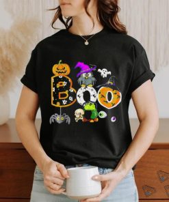 Boo Creepy Owl Pumpkin Ghost Halloween Men Women Kids T Shirt