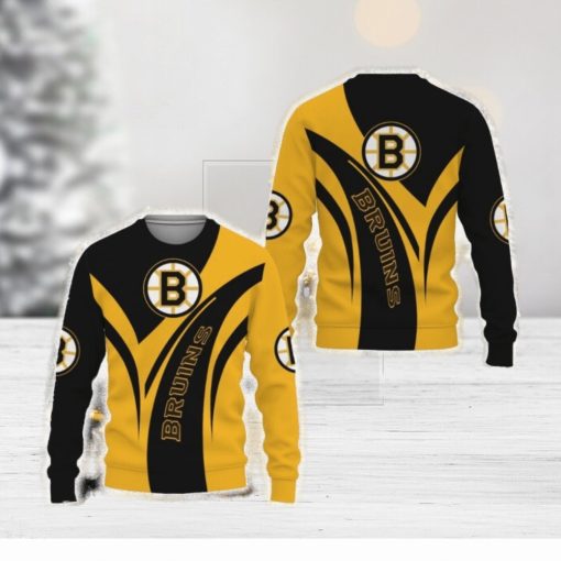 Boston Bruins American Football Champion Day 3D Sweater Christmas For Fan Gift