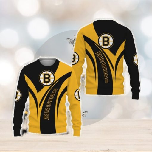 Boston Bruins American Football Champion Day 3D Sweater Christmas For Fan Gift