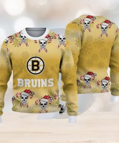 Boston Bruins Christmas Skull Hot Trending Ugly Sweater For Fans