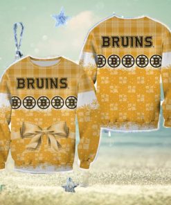 Boston Bruins Christmas Snowman Celebrate Sweater Best For Men And Women Gift