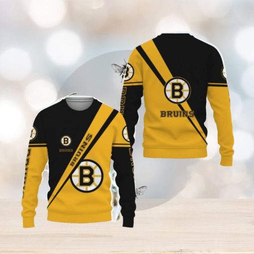 Boston Bruins Style Ugly Christmas AOP Sweater For Fans