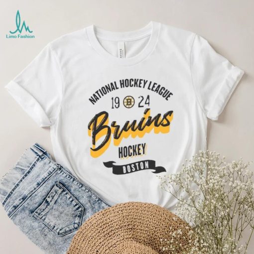 Boston Bruins WEAR by Erin Andrews White Domestic Shirt