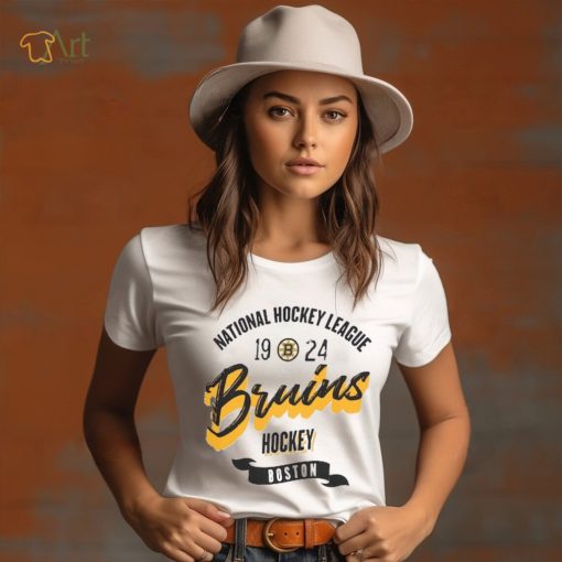 Boston Bruins WEAR by Erin Andrews White Domestic Shirt