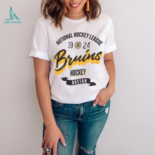Boston Bruins WEAR by Erin Andrews White Domestic Shirt