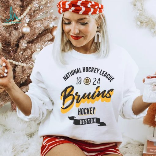 Boston Bruins WEAR by Erin Andrews White Domestic Shirt