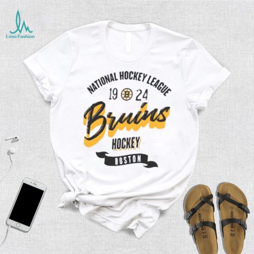 Boston Bruins WEAR by Erin Andrews White Domestic Shirt