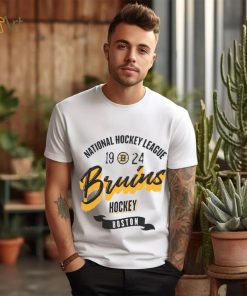 Boston Bruins WEAR by Erin Andrews White Domestic Shirt
