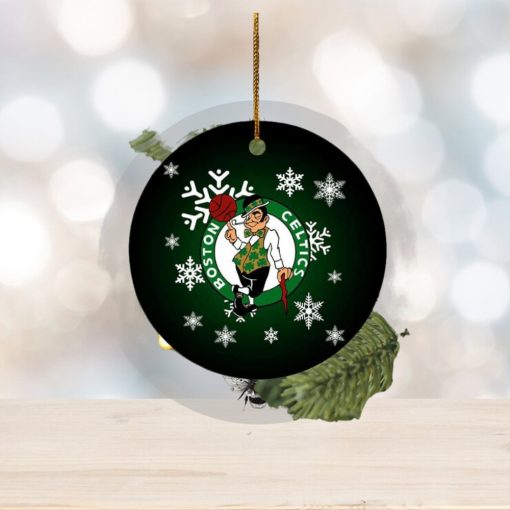 Boston Celtics NBA Xmas Gifts Merry Christmas Decorations Ornament