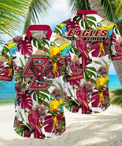 Boston College Eagles NCAA Hawaiian Shirt Sun Showerstime Aloha Shirt