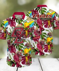 Boston College Eagles NCAA Hawaiian Shirt Sun Showerstime Aloha Shirt