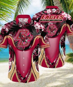 Boston College Eagles NCAA Hawaiian Shirt Sunsets Aloha Shirt