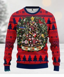 Houston Texans Christmas Tree Pattern Ugly Christmas Sweater - Freedomdesign