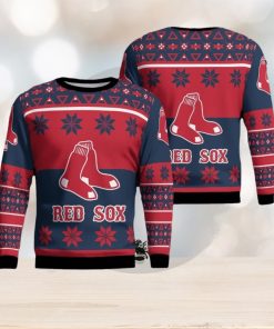 Boston Red Sox Winter Ugly Christmas Sweater Gift Holidays