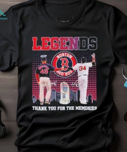 Boston Red Sox World Series Legends Thank You for the memories