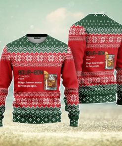 Bourbon Noun Christmas Unisex Ugly Sweater