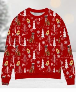 Boxer Christmas Hoho Pattern Ugly Sweater Gift For Dog Lover, Funny Christmas