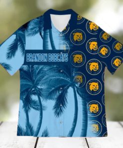 Brandon Bobcats Coconut Tree Aloha Hawaiian Shirt