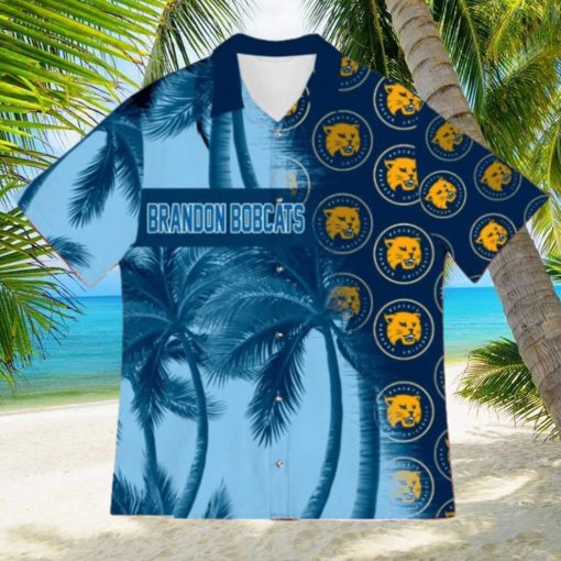 Brandon Bobcats Coconut Tree Aloha Hawaiian Shirt